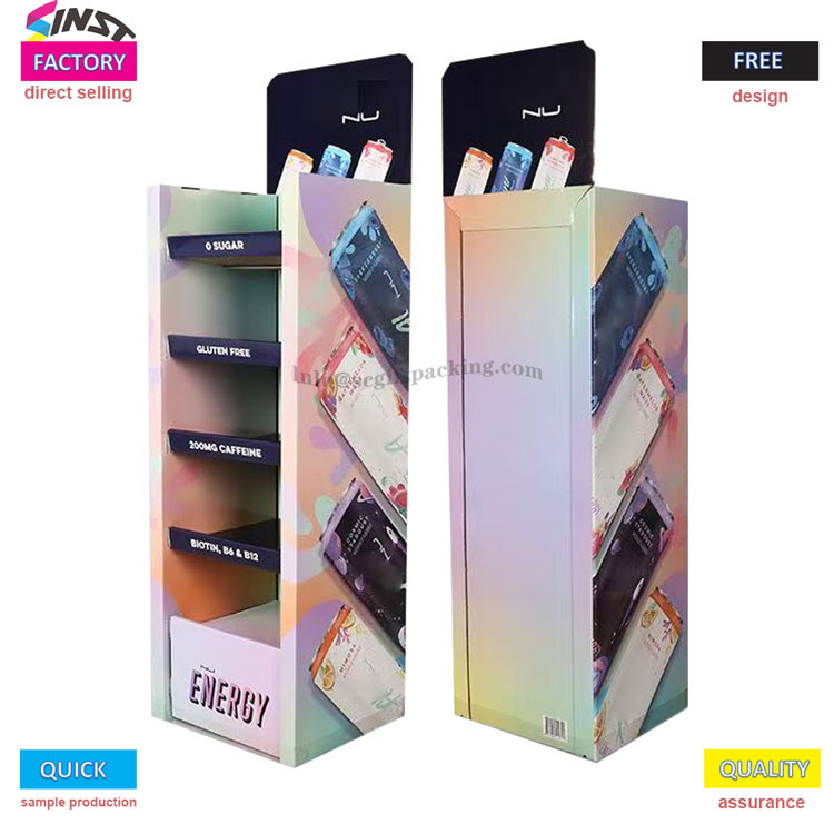 Energiajookide vitriin: värvide ja teabe kasutamine klientide silmis 