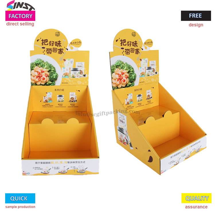 Supermarketi maitseaine Countertop pappkast